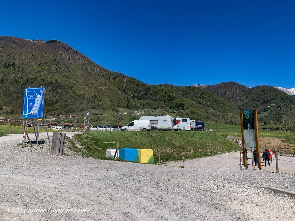 Parcheggio Gole di Tolmin